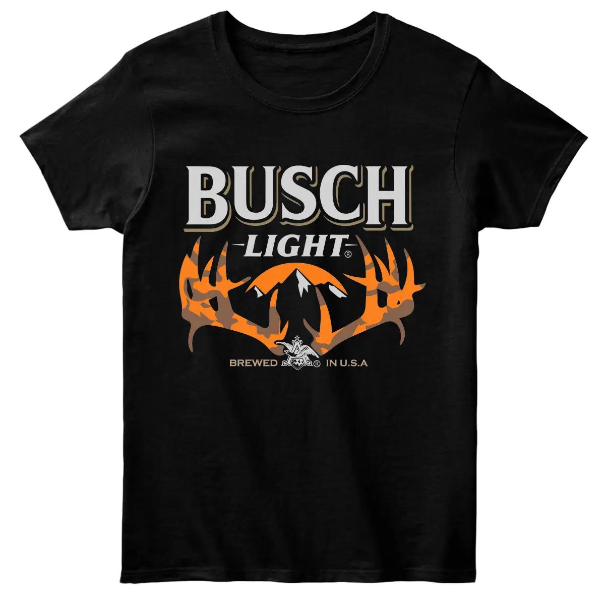 Busch Light Camouflaged Antlers T-shirt – Styles For Every Taste