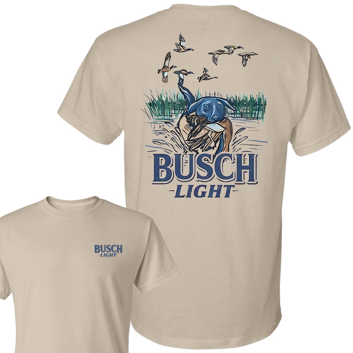 Busch Light Mans Best Friend Dog T-shirt, Hunting T-shirt, Full Color, For Men, For Women