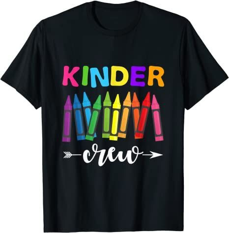 Back To School 2021 – Kinder Crew Funny Back To School Shirt For Kids And Teachers