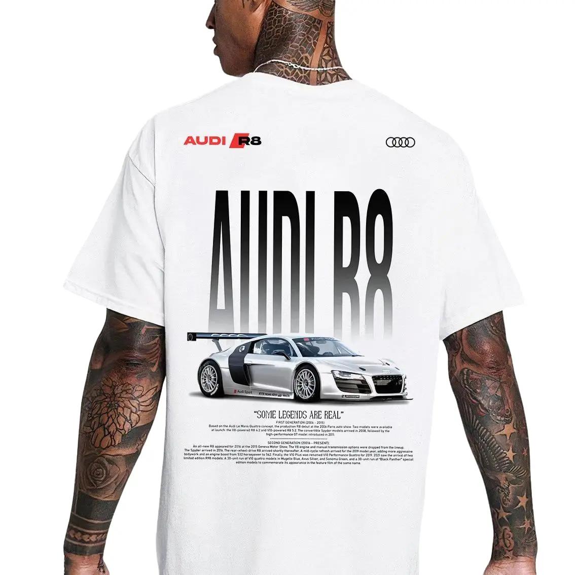 Audi R8 Aesthetic Shirt, Audi R8 2 sides T-Shirt