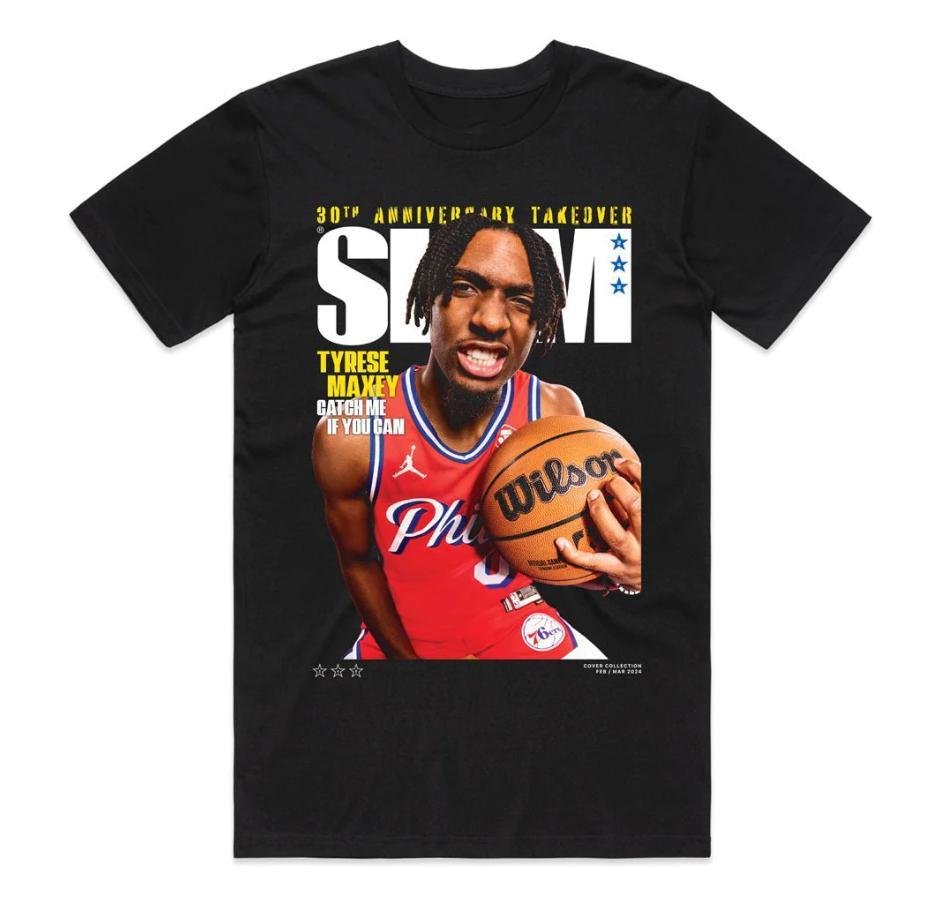 SLAM Cover Tee Shirt – Tyrese Maxey Shirt Menswear Top