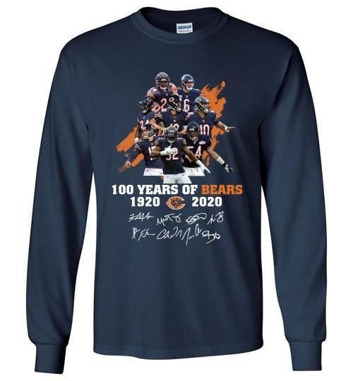 100 Years Of Chicago Bears Long Shirt