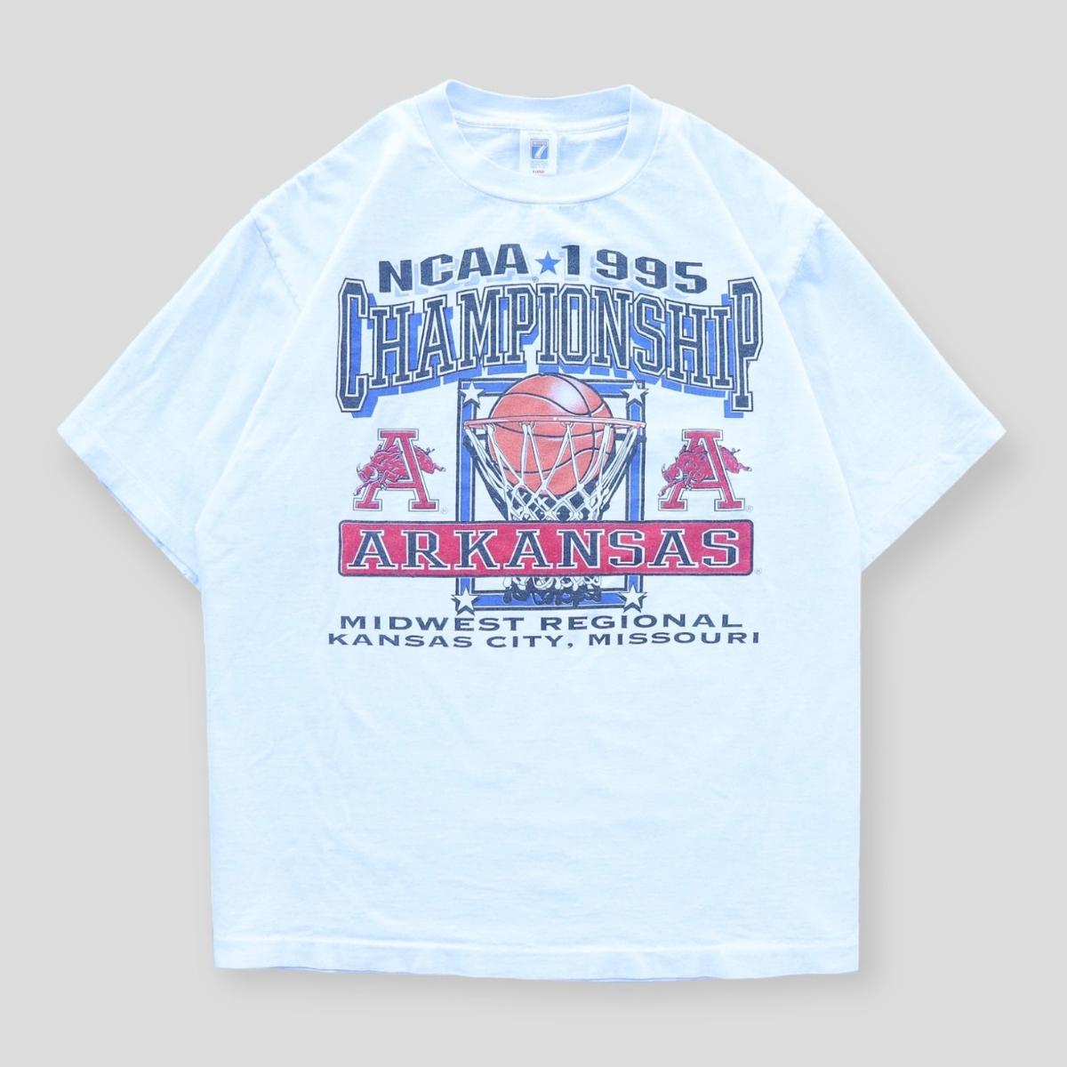 Vintage 90S NCAA 1995 Championship Midwest Regional Arkansas Razorbacks Tee T-shirt, Shirt Outfit Idea