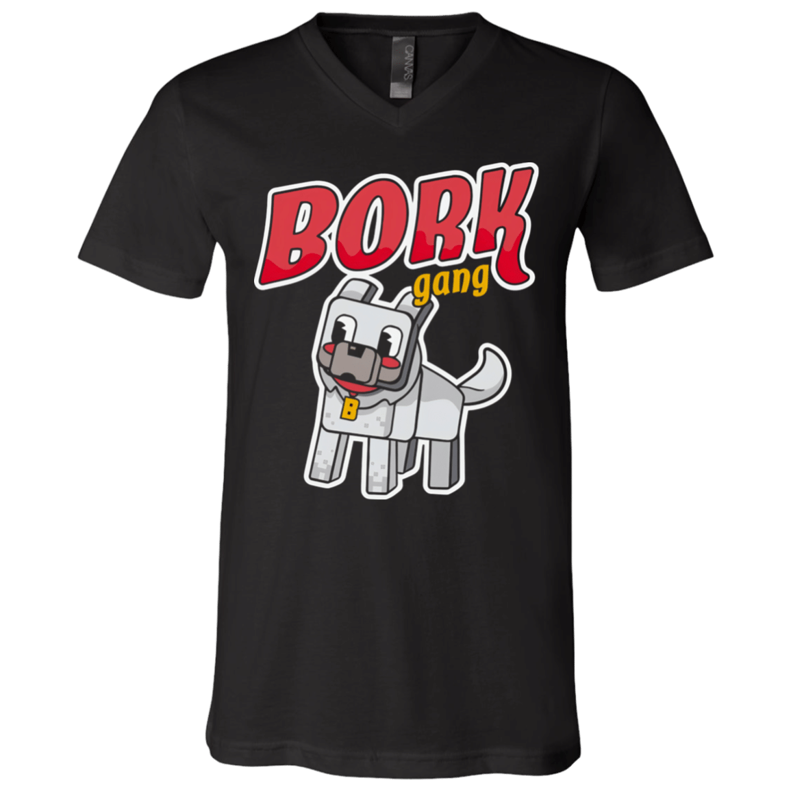 Slogo Merch Kids Bork Gang Unisex V-Neck T-Shirt