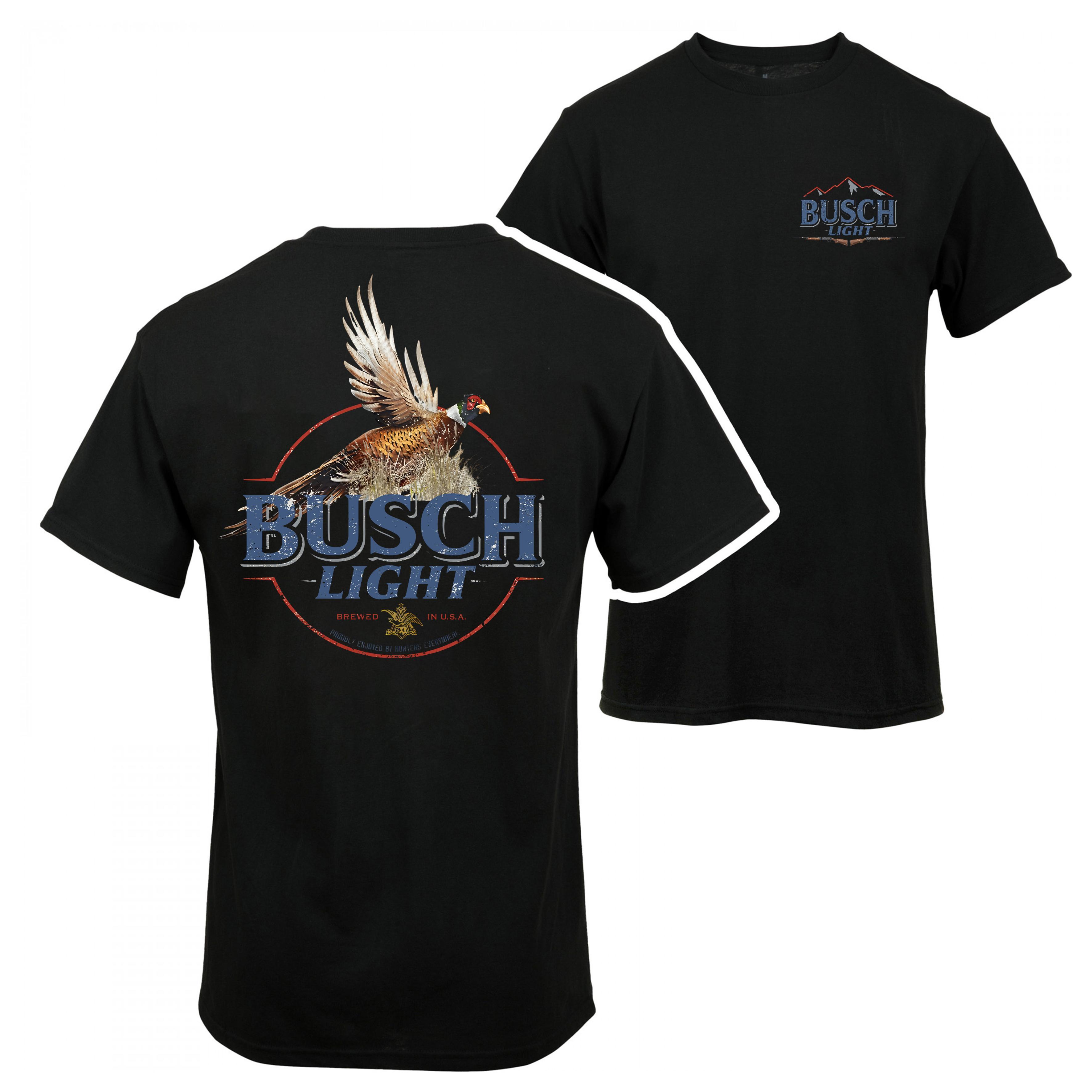 Busch Light Pheasant Bird T-Shirt, Beer Shirt, Summer Shirt for Men