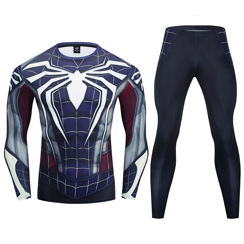 Spiderman Age Of Ultron Halloween Costumes Long Sleeve Compression Sets