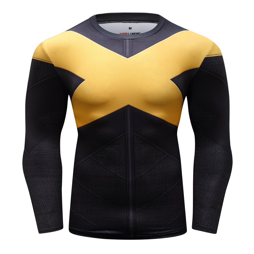 Dark Phoenix 3D Printed Short And Long Sleeve Cosplay Dark X-Men Compression Shirt