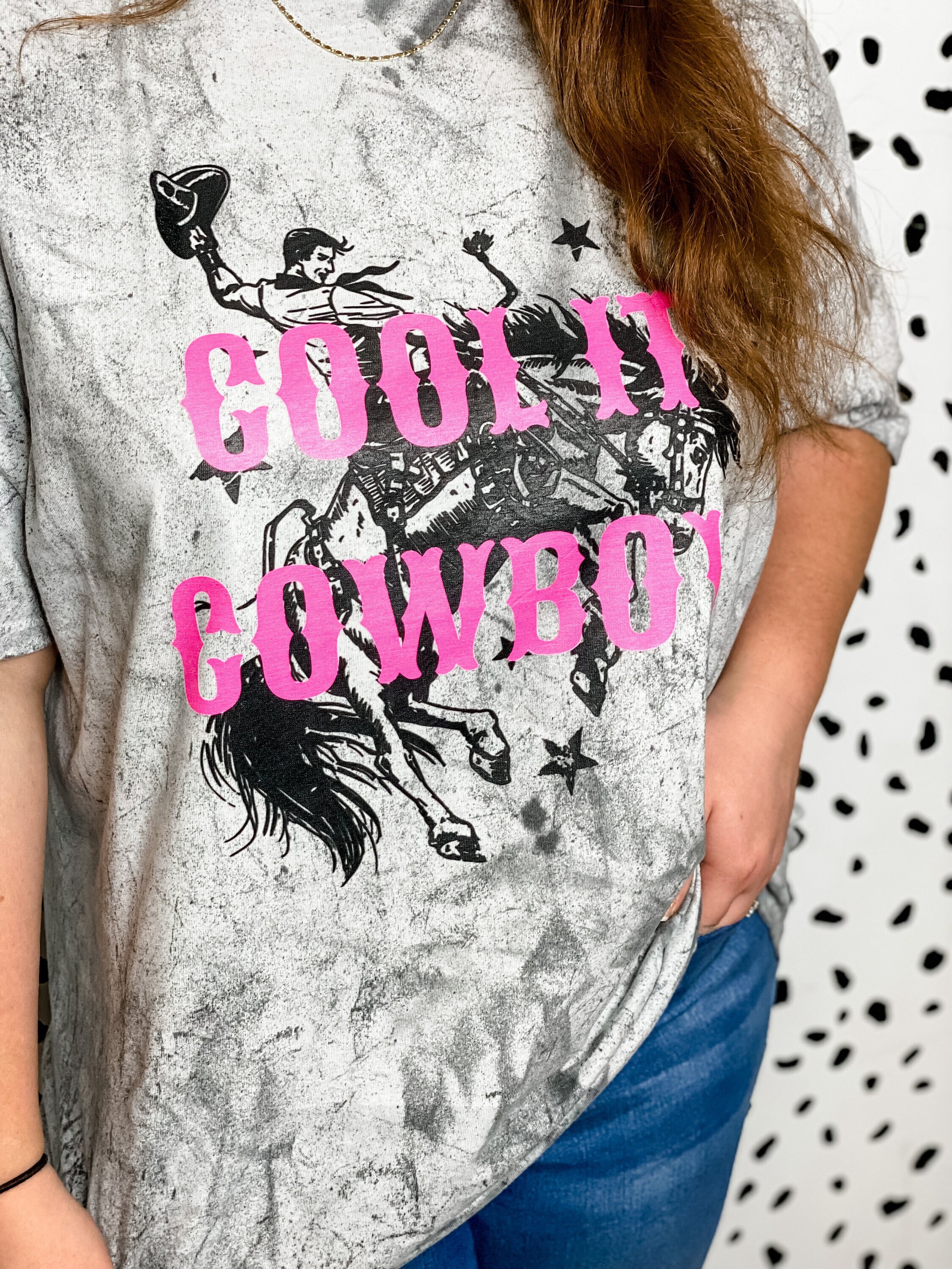 Cool it Cowboy, Rodeo Tee, Country Tee, Cowboy Graphic Tee, Cool it cowboy Graphic Tee, Western Graphic Tee, NFR