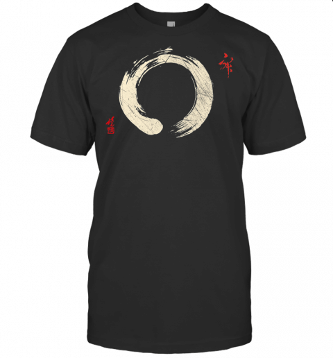 Buddhism Meditation Yoga Bonsai Zen Enso Circle Goa Karma Om T Shirt