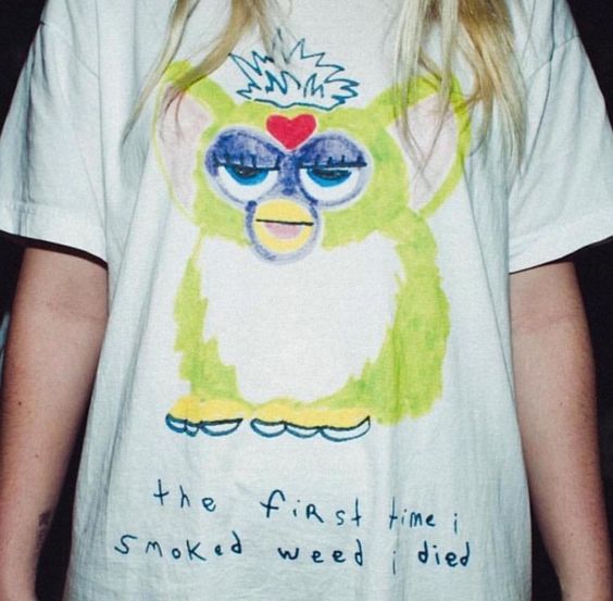 The First Time I Smoked Weed I Died Shirt