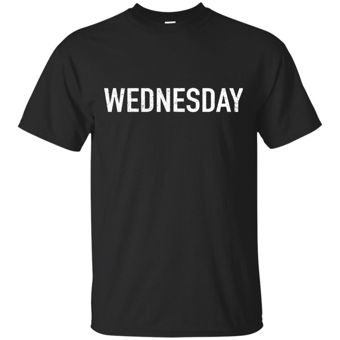 Days Of The Week Tshirt Series ‘Wednesday’ Distressed