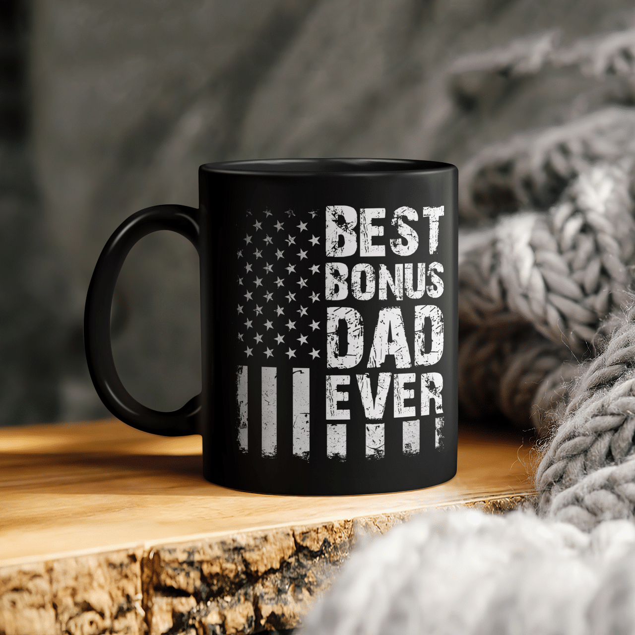 Best Bonus Dad Ever American Flag Father’S Day Mug Gift For Dad Tee