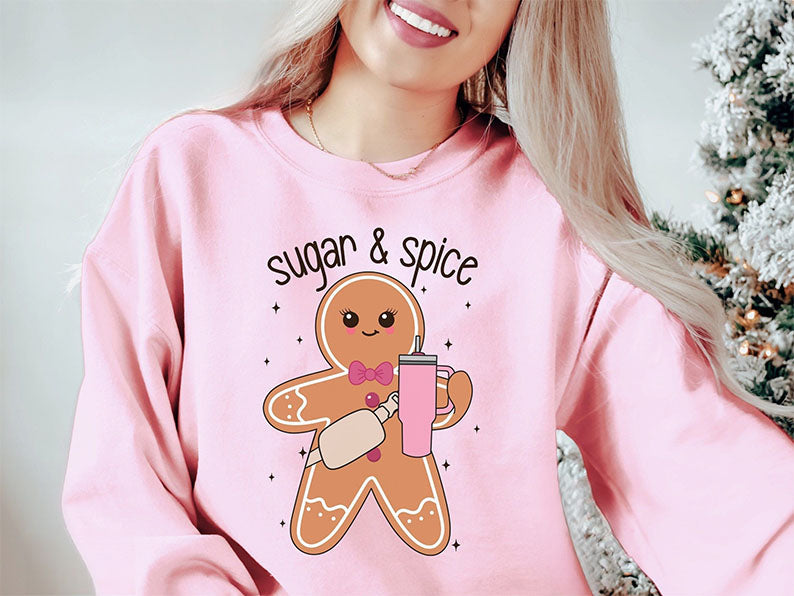 Cute Christmas Boujee Gingerbread Sweatshirt