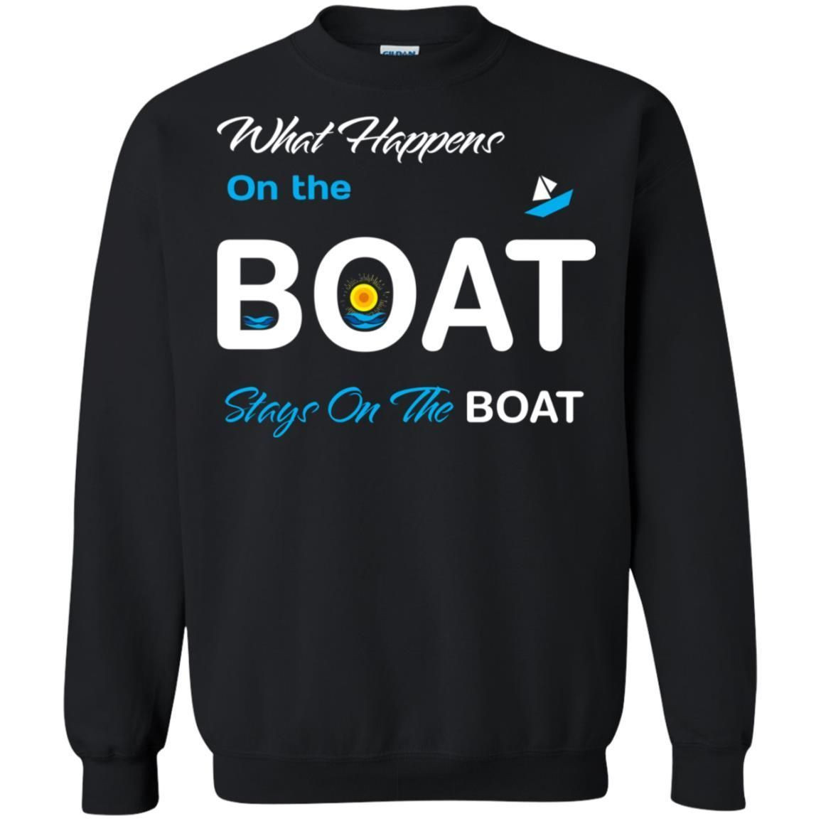 What Happens On The Boat Stay On The Boat Summer Vacation Shirt