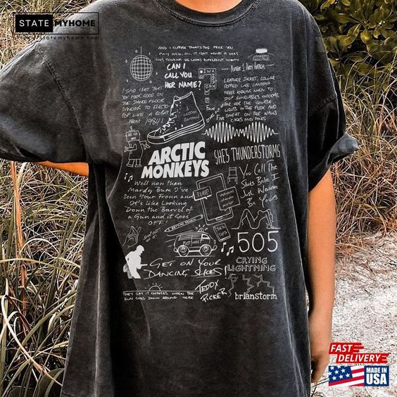 Arctic Monkeys Doodle Tshirt