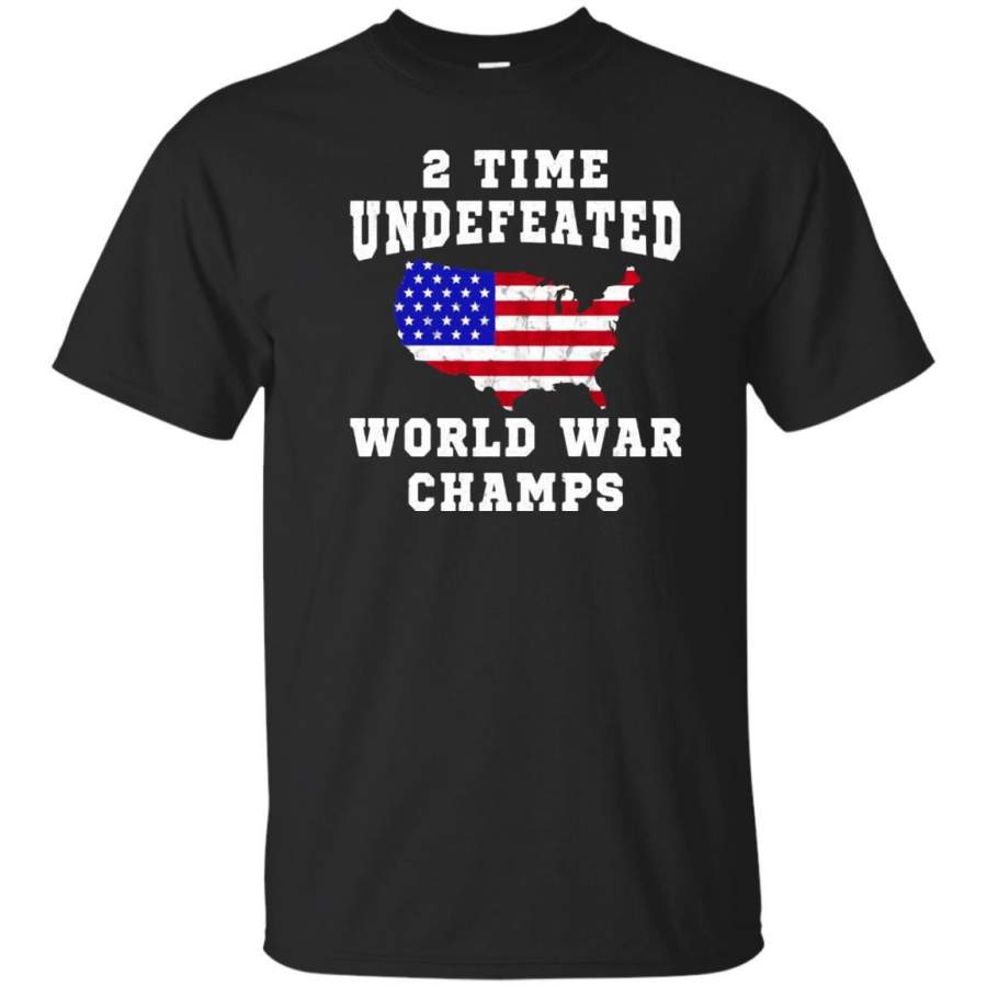 WW1 WW2 Champions Shirt Funny 4th of July Clothing