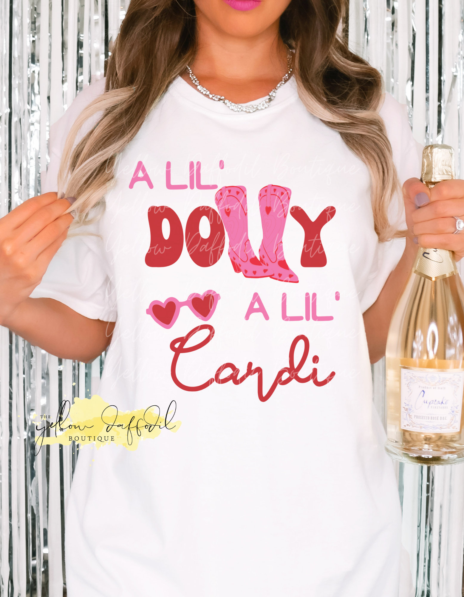 A lil’ Dolly A lil’ Cardi Graphic Tee, Country Music, Nashville Tee, Concert Tee, Cardi B, Dolly Tee, Comfort Colors