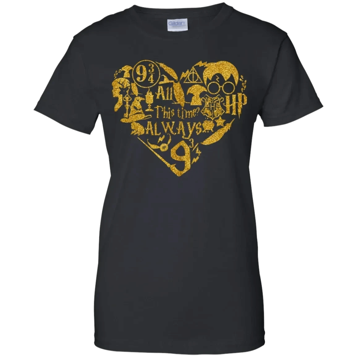 This Time Always Golden Glitter Harry-Potter Fans Gift T-Shirt Ladies’ T-Shirt