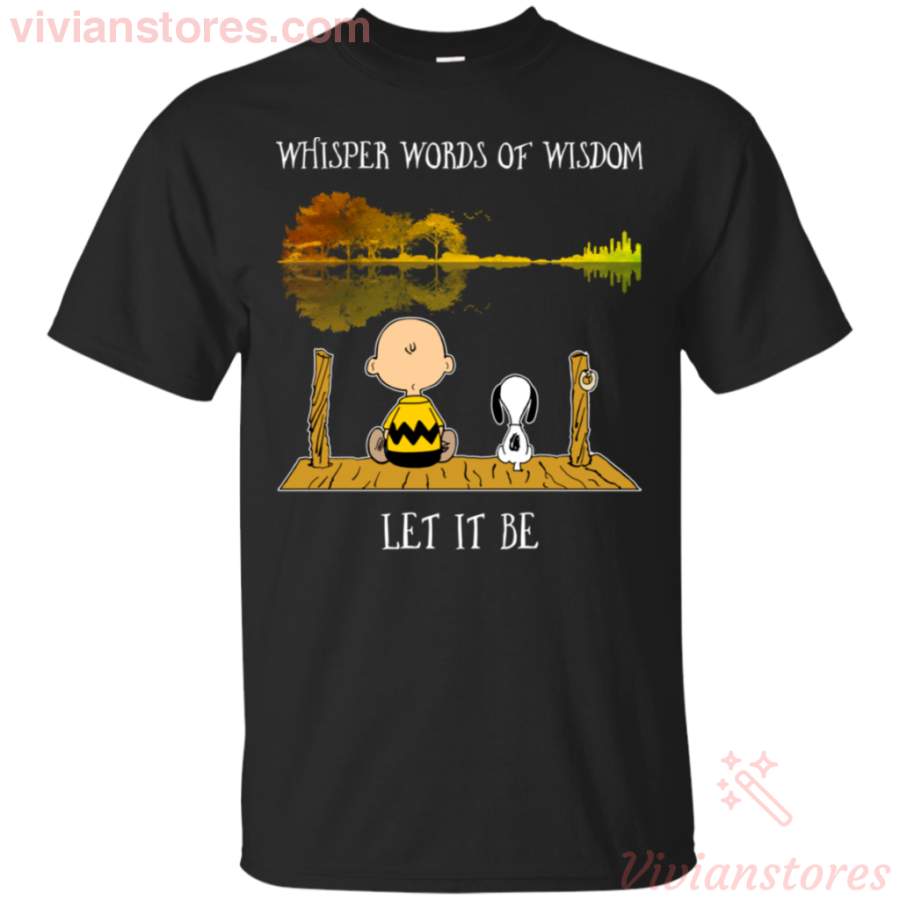 Snoopy Whisper Word Of Wisdom Let It Be T-Shirt, Shirt Outfit Idea