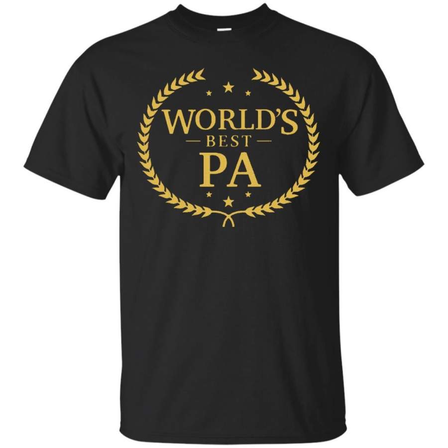 World’s Best Pa T Shirt – Greatest Ever Award Gift Tee