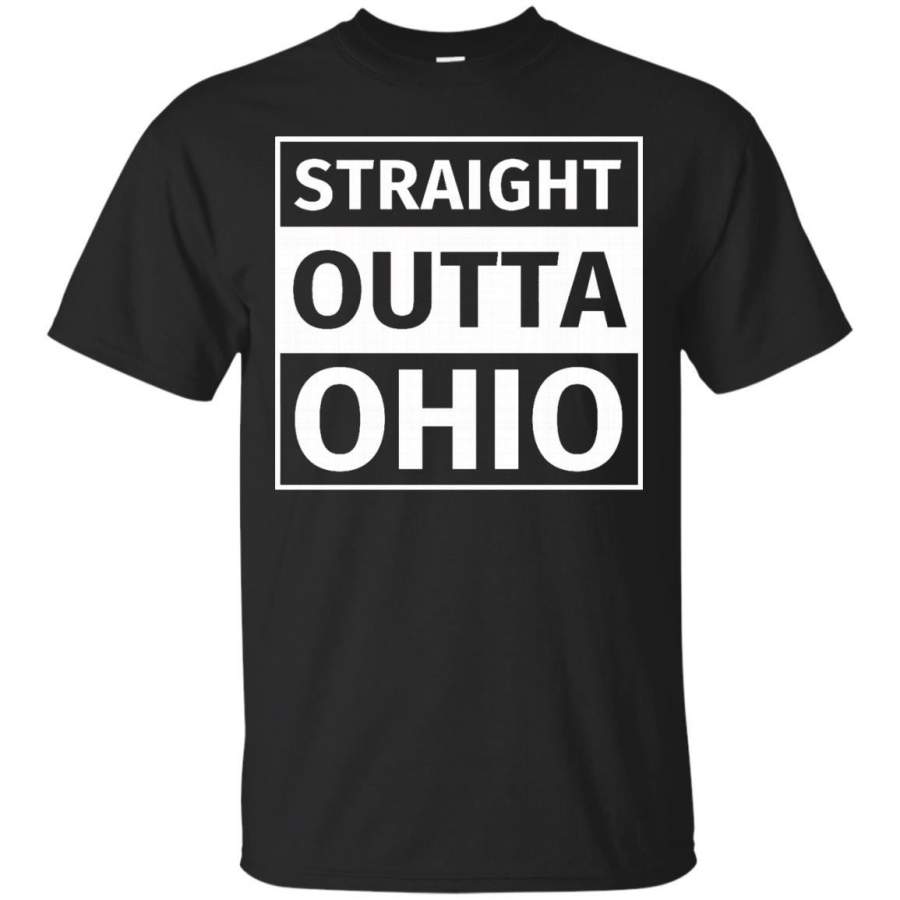 Straight Outta Ohio Funny T-Shirt