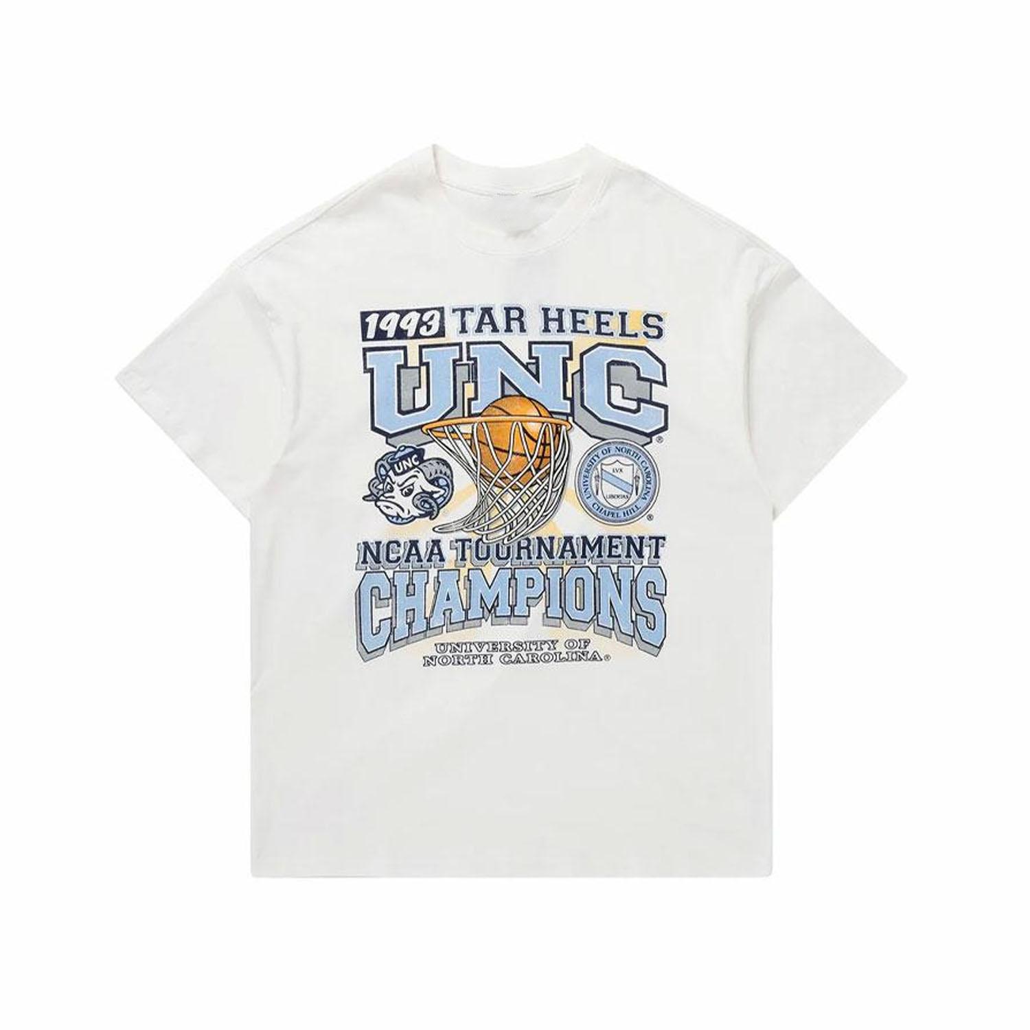 Vintage 1993 Tar Heels ncaa T0urnament Champs T-shirt Classic Cotton, Shirt Outfit Idea