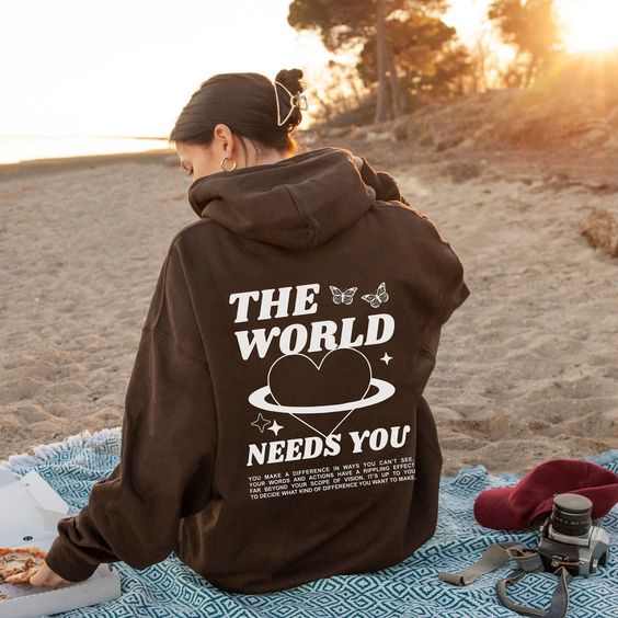 The World Needs You Trendy Hoodie