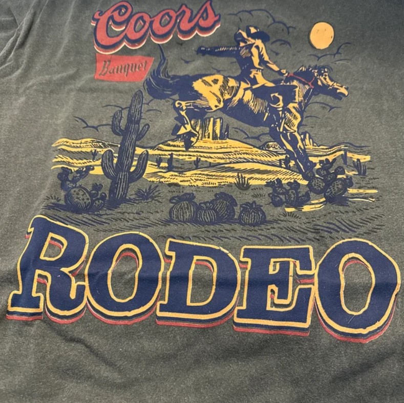 Vintage Western Cowboy Graphic T-Shirt Retro 90s Graphic Western Rodeo Cowboy Tee Shirt Outfit, Shirt Outfit Idea