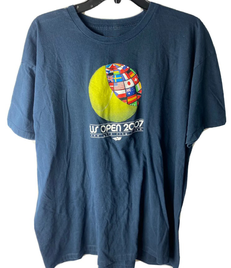 Vintage 2007 US Open New York Tennis Championships Tee Shirt Outfit, Shirt Outfit Idea