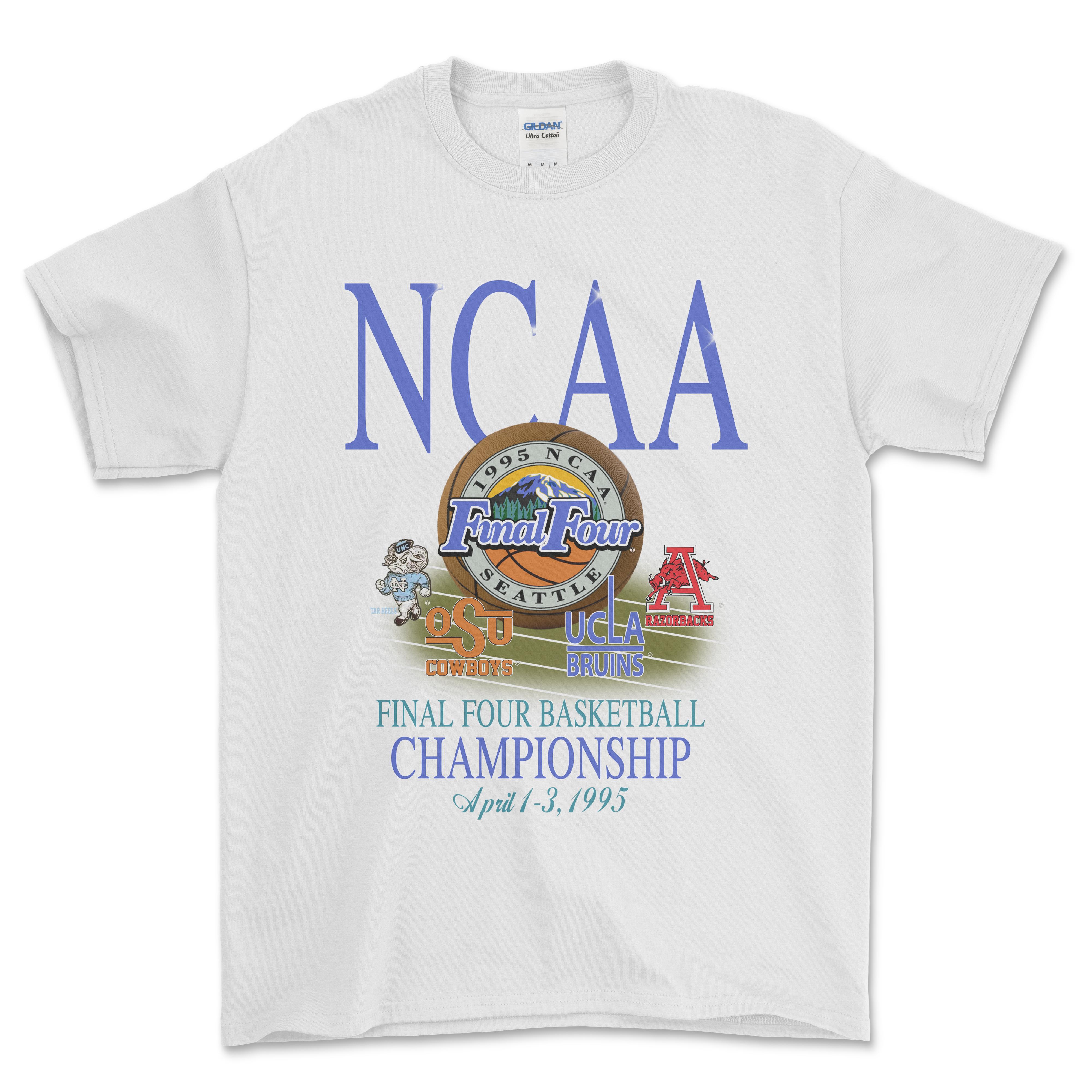 1995 NCAA Final Four Championship T-Shirt, graphic vintage sports tees for men, Shirt Outfit Idea