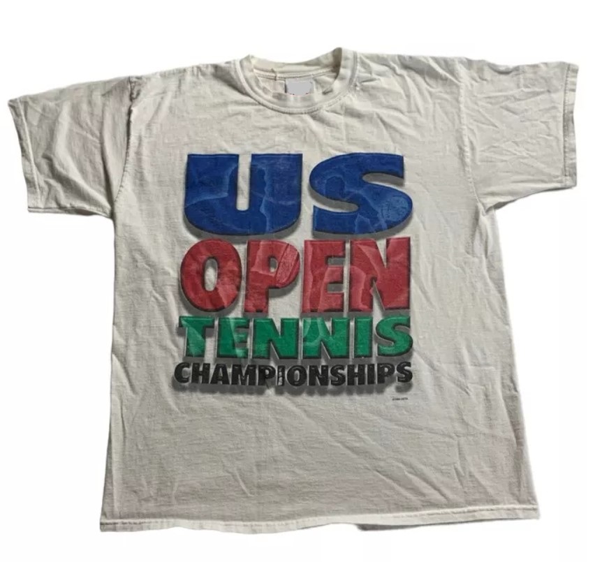 Vintage 1998 US Open Tennis Championships Shirt Outfit, Shirt Outfit Idea