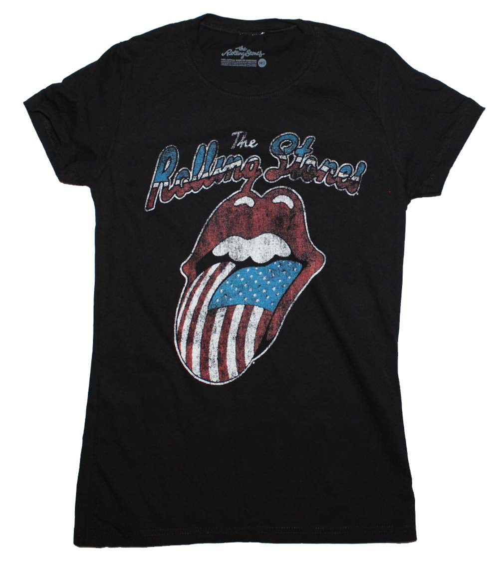 Rolling Stones Vintage U.S.A. Tongue Junior’S T-Shirt