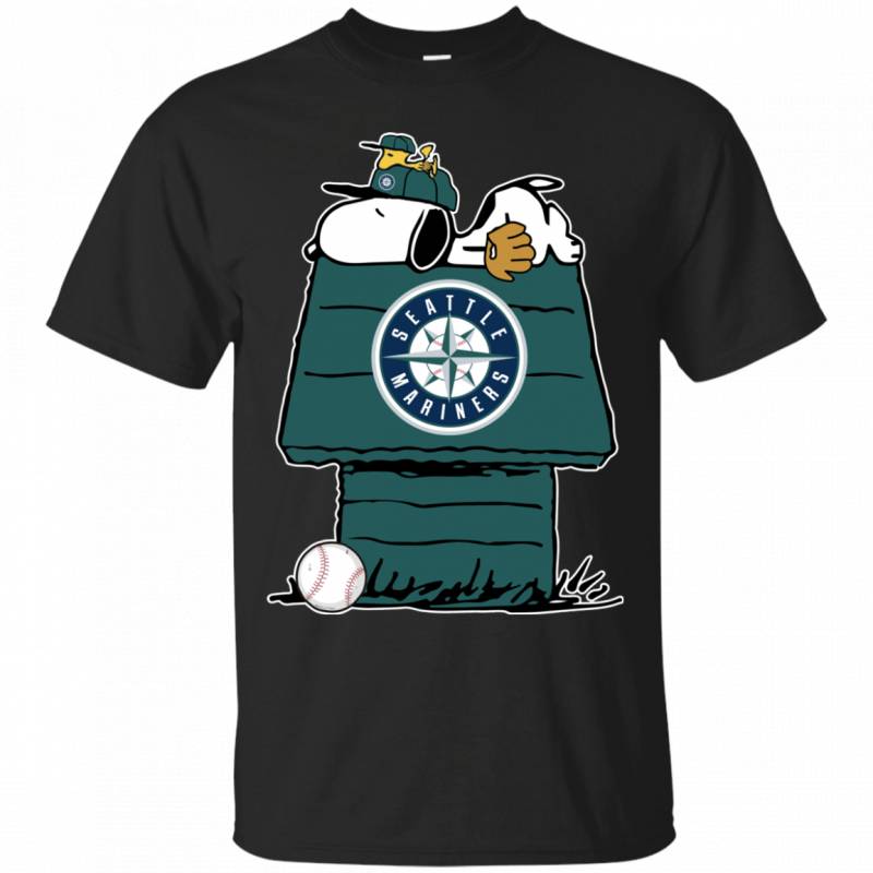 Seattle Mariners Baseball Snoopy The Peanuts T shirts