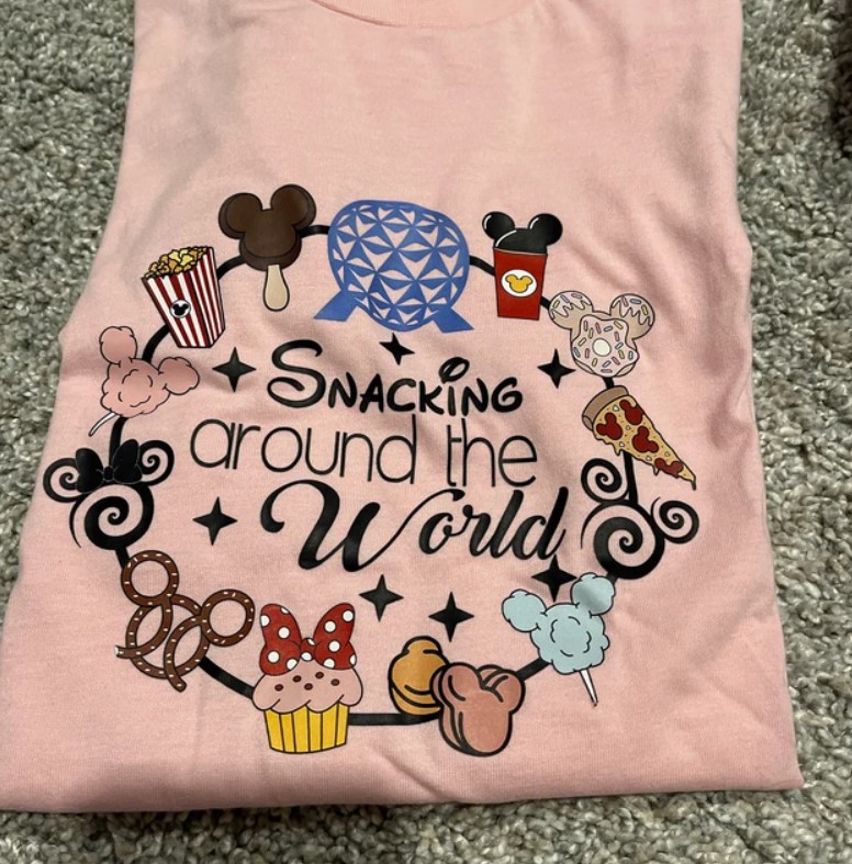 Snacking Around The World Disney Characters Mickey Mouse Outfit, Shirt Outfit Idea