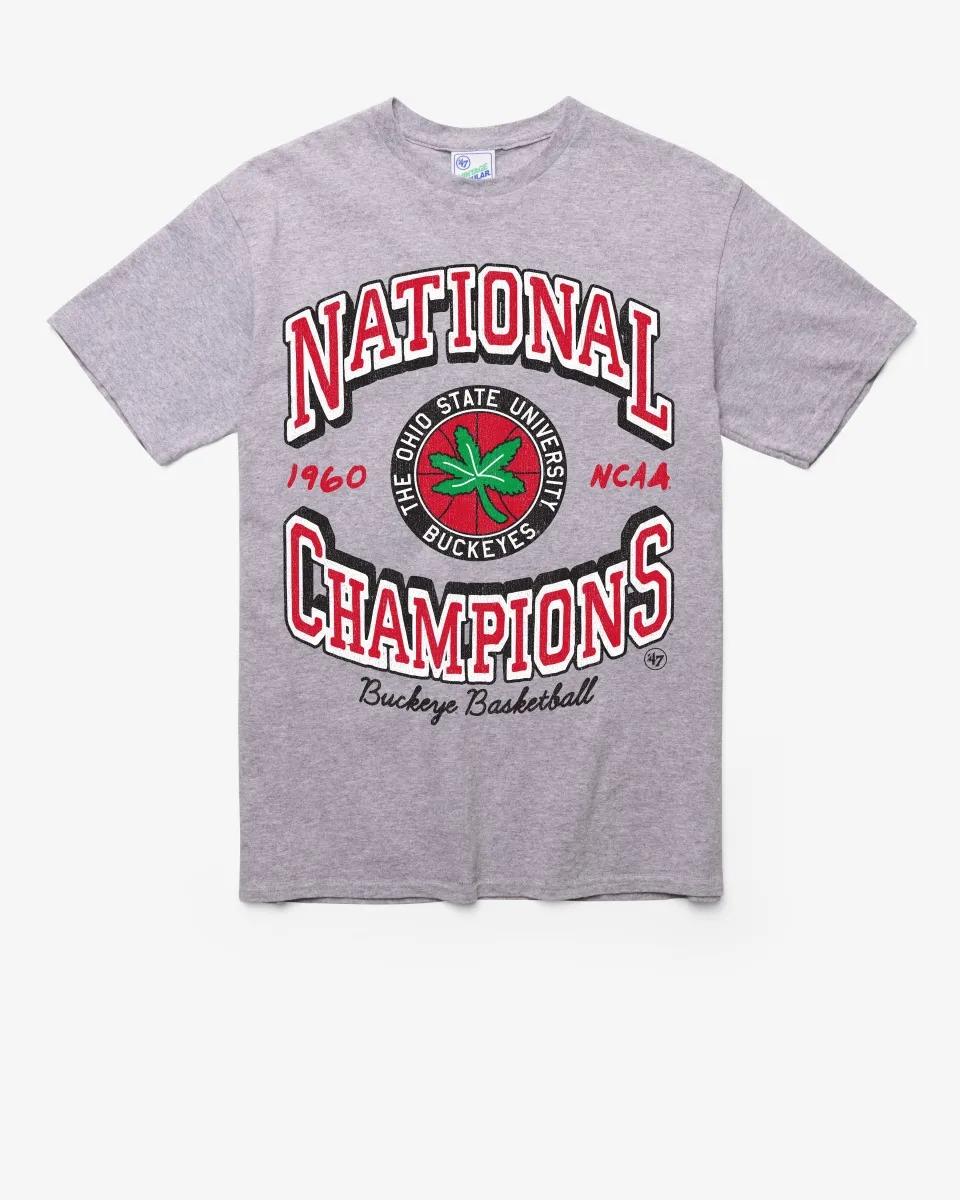 1960 NCAA OHIO STATE BUCKEYES NATIONAL CHAMPIONS LOCKER VINTAGE TUBULAR TEE, Shirt Outfit Idea