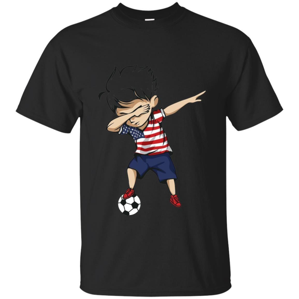 Dabbing Soccer Boy United States Jersey Shirt Usa Football