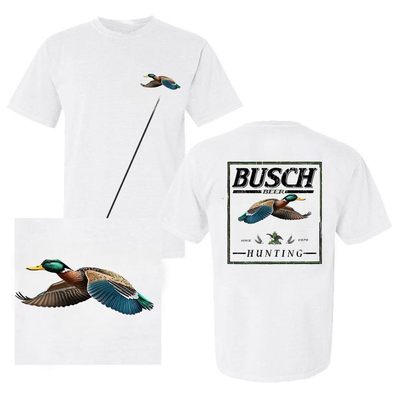 Busch Light Hunting Duck T-Shirt , For Men, For Women