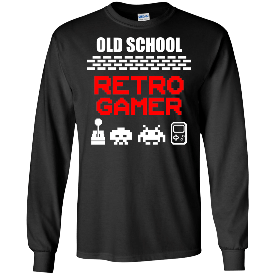 Classic Game Old School Retro Gamer Ls Sweatshirts