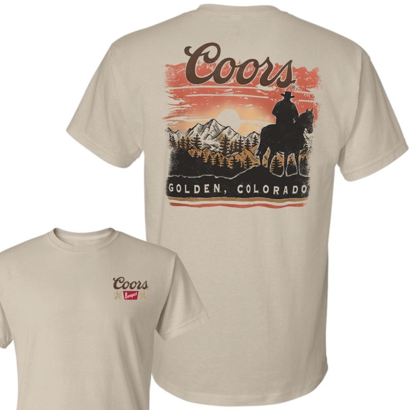 Coors Sunset In Golden Colorado Shirt, Coors Sunset T-Shirt