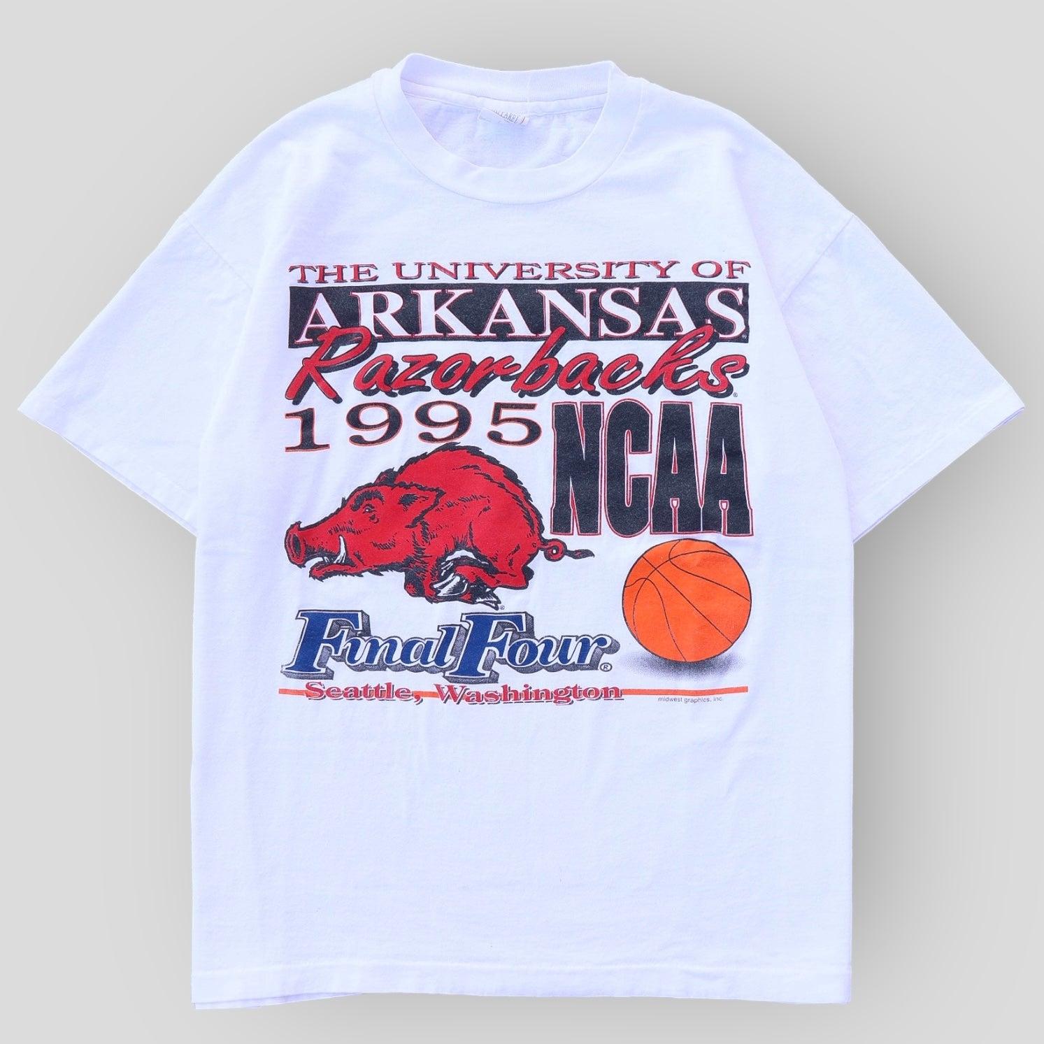 Vintage 1995 NCAA Final Four Arkansas Razorbacks Official Championship T-Shirt, Shirt Outfit Idea