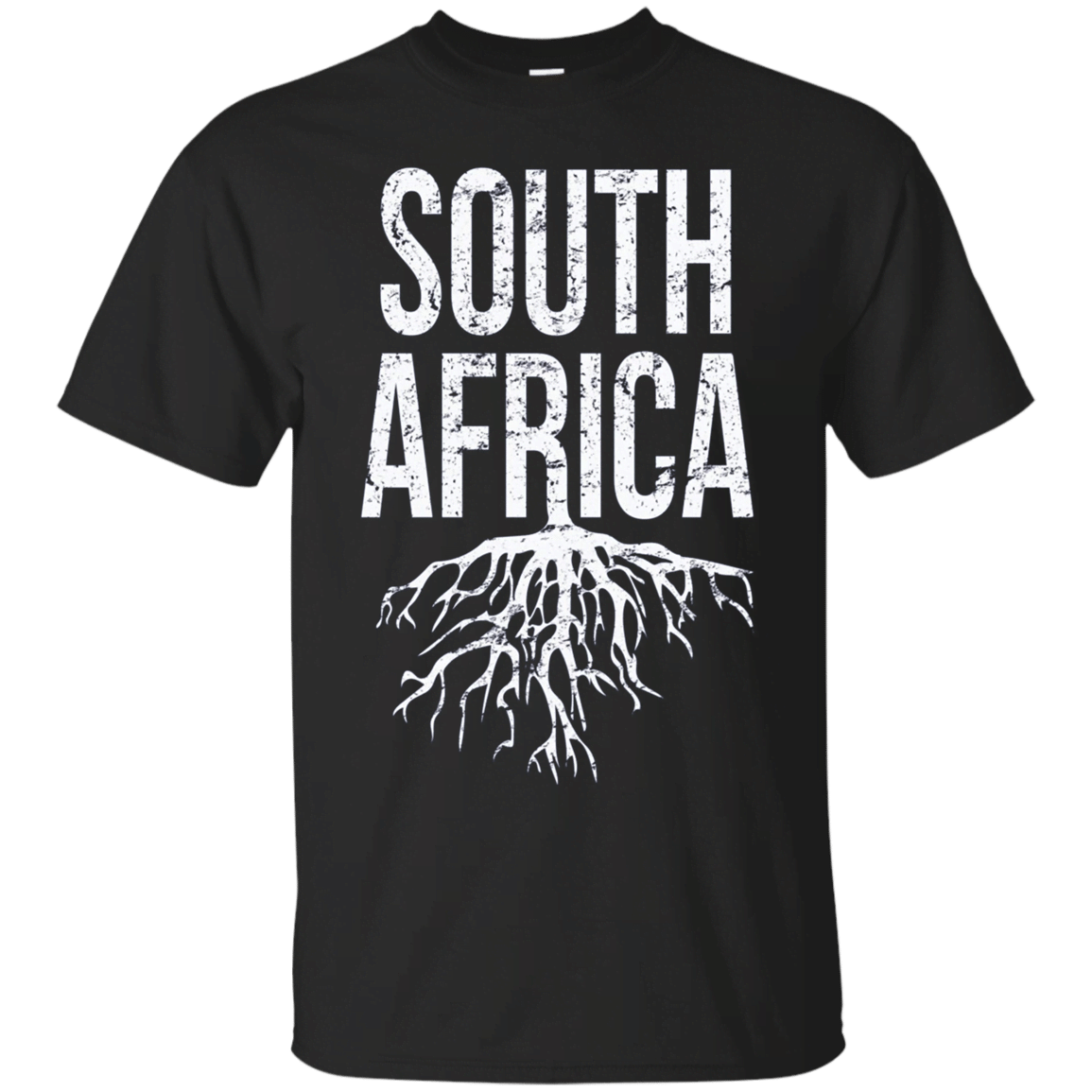 South Africa Roots T-Shirt Distressed Design