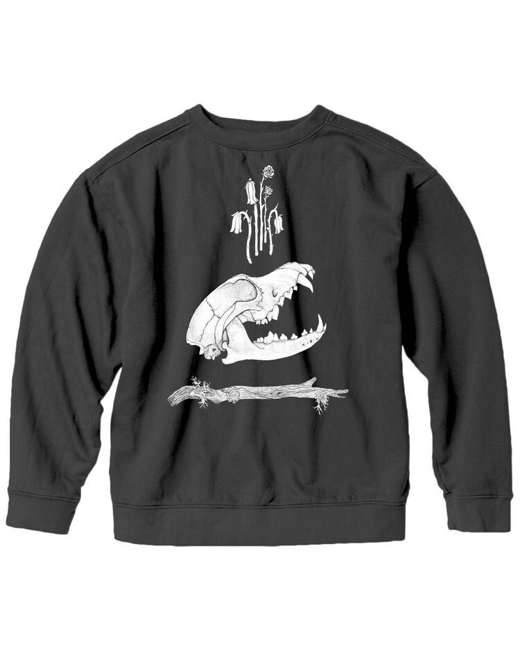 Coyote Crew Neck Sweatshirt nature walk shirt