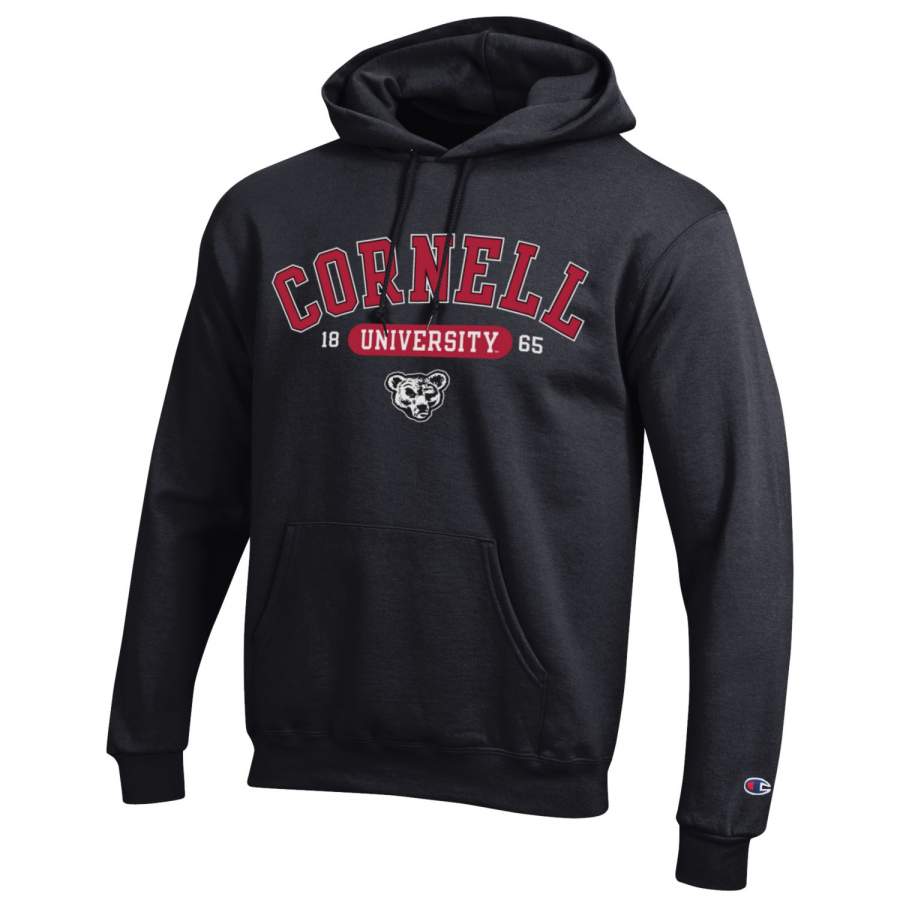 Cornell University Champion NCAA Hoodie, Shirt Outfit Idea