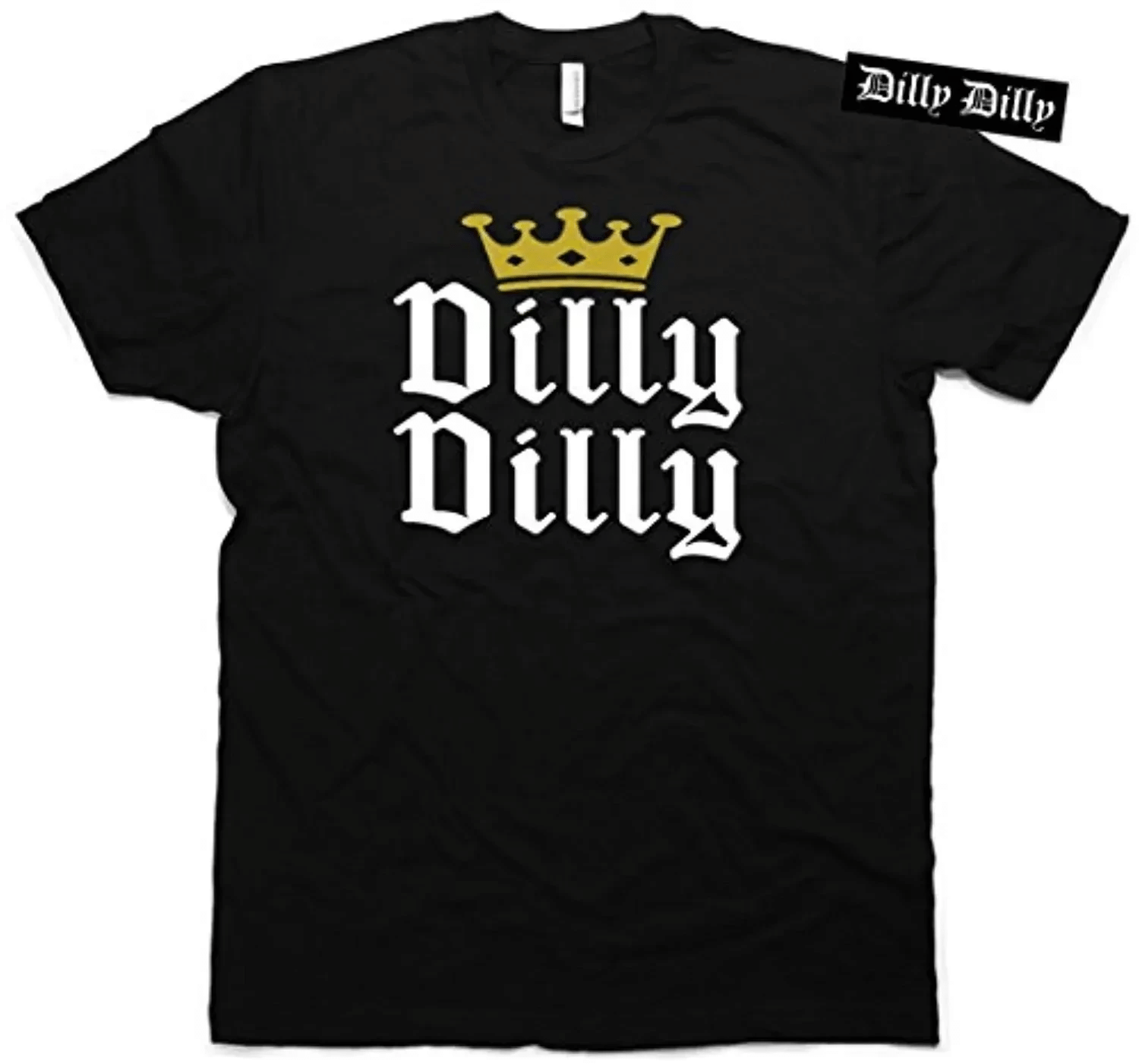 Daft Threads Dilly Dilly St. Patrick’S Day & Gold Crown T-Shirt With Sticker