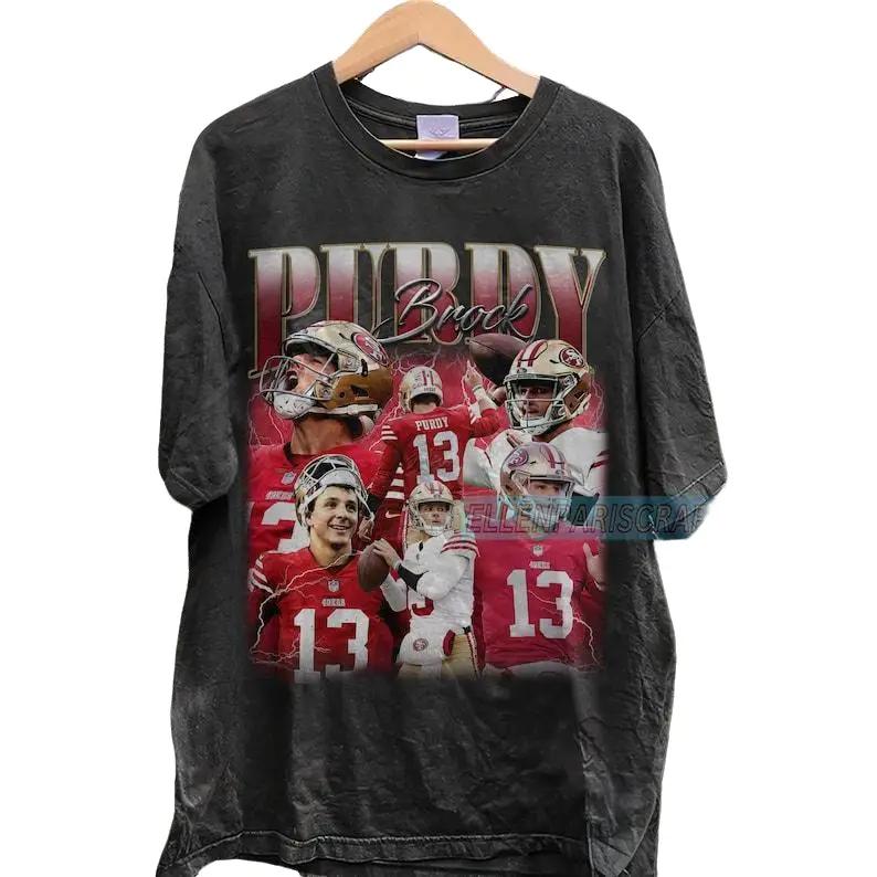 Brock Purdy Shirt, Football shirt, Classic 90s Graphic Shirt Unisex