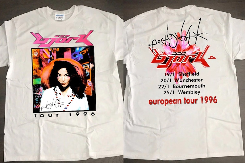 Bjork Post European Tour 1996 Shirt Outfit, Shirt Outfit Idea