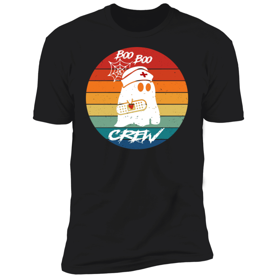 Boo Boo Crew Funny Halloween Nurse Ghost Men’S Premium T-Shirt