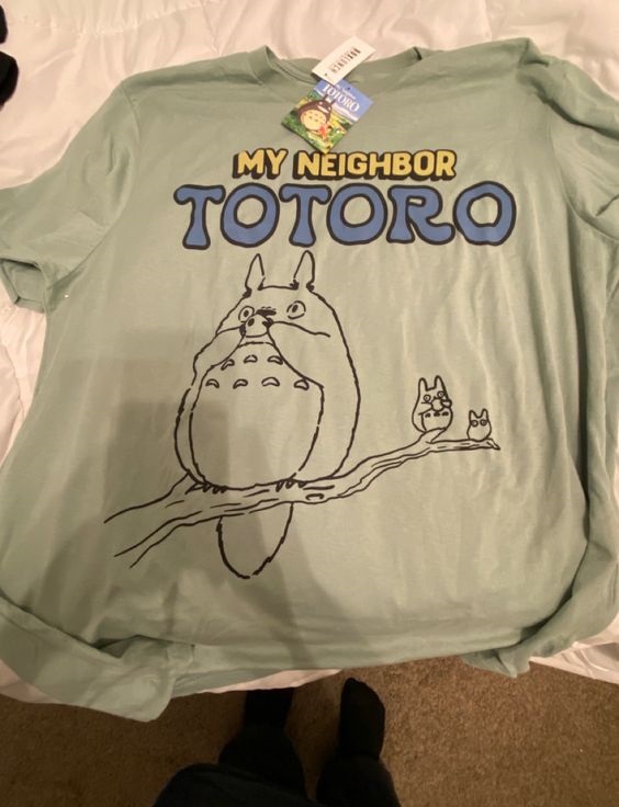 Studio Ghibli My Neighbor Totoro Shirt Outfit, Shirt Outfit Idea