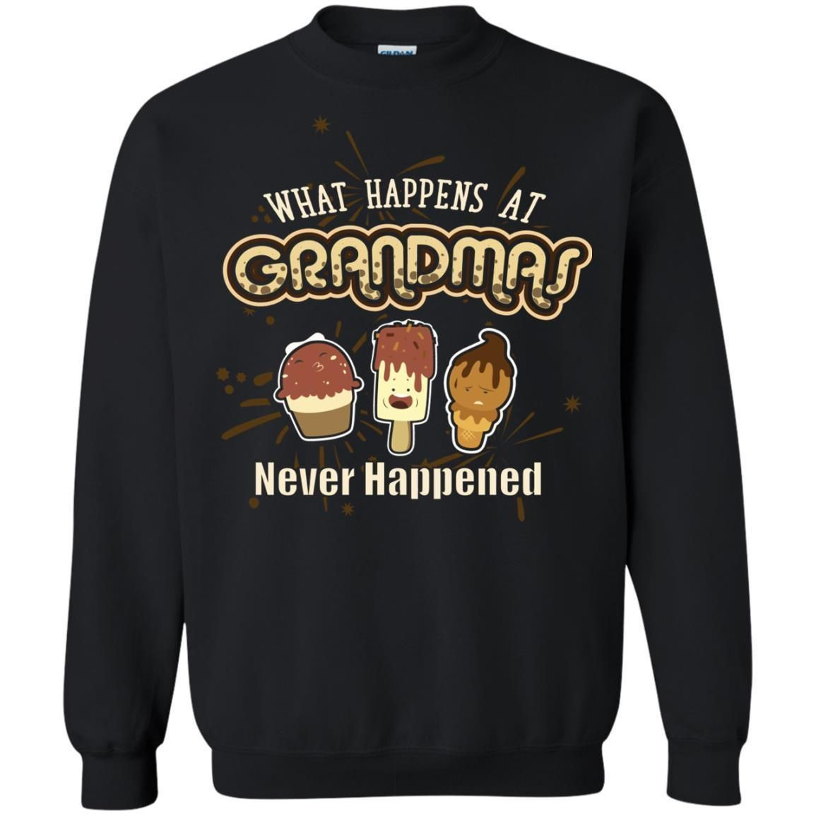 What Happens At Grandmas Never Happened Family Shirt