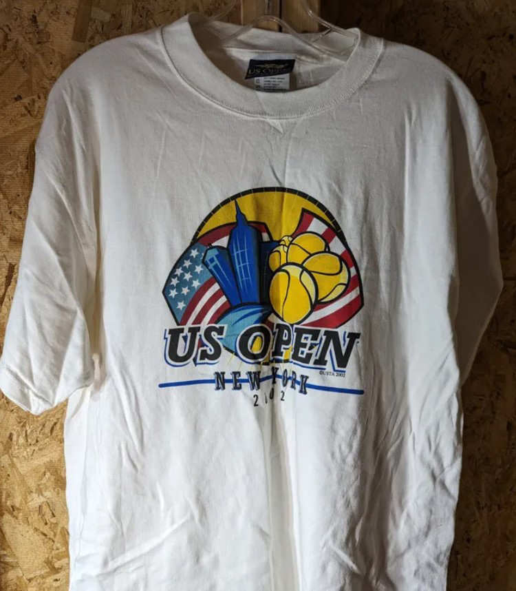 Vintage 2002 US Open Tennis New York Shirt Outfit, Shirt Outfit Idea